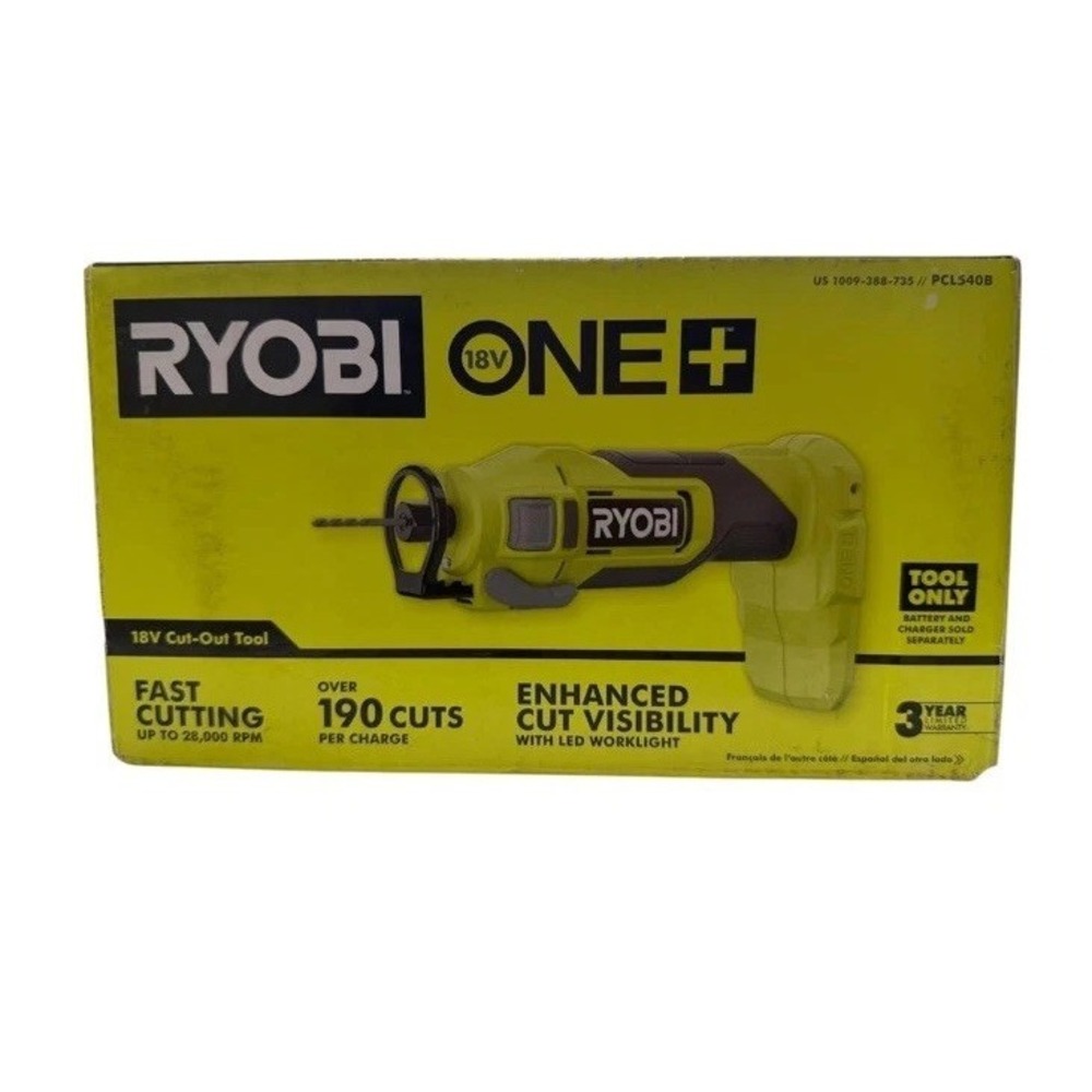 RYOBI ONE+ 18V Cordless Cut-Out Tool PCL540B (Tool Only)